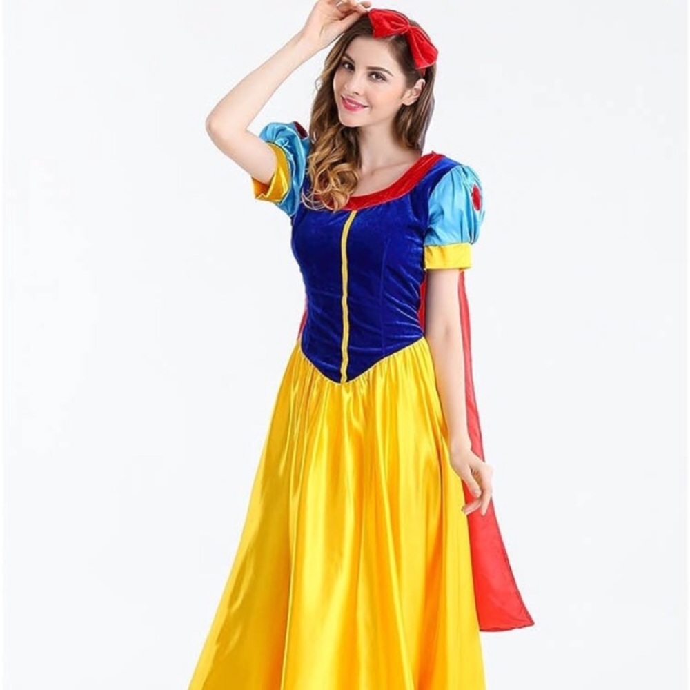 Women's Snow White Costumes Halloween Princess Costume Dress New
